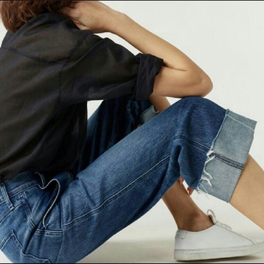 Wide leg jeans